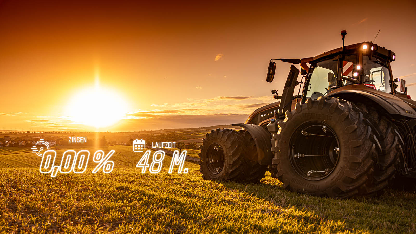 Valtra 6-Zylinder-Aktion mit kostenlosem Zapfwagen zu jedem Valtra 6-Zylinder-Traktor.