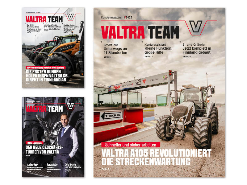 Kundenzeitschrift Valtra Team