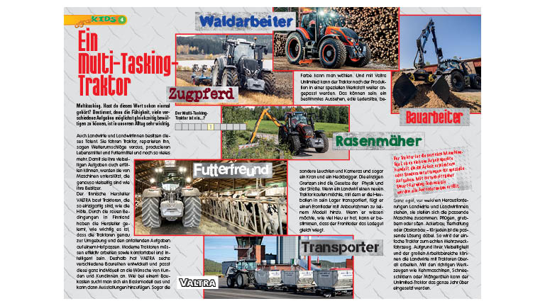 agrarKIDS 6/2022: Ein Multitasking-Traktor
