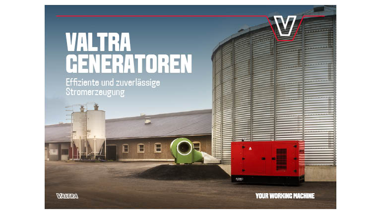 Prospekt Valtra Generatoren